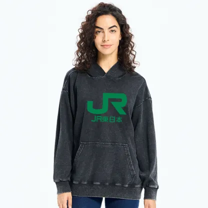 Tokyo-Tiger East Japan Railway Company Washed Hoodie