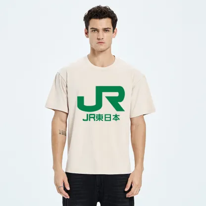 Tokyo-Tiger East Japan Railway Company Washed T-Shirt
