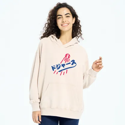 Tokyo-Tiger Japanese Baseball Washed Hoodie