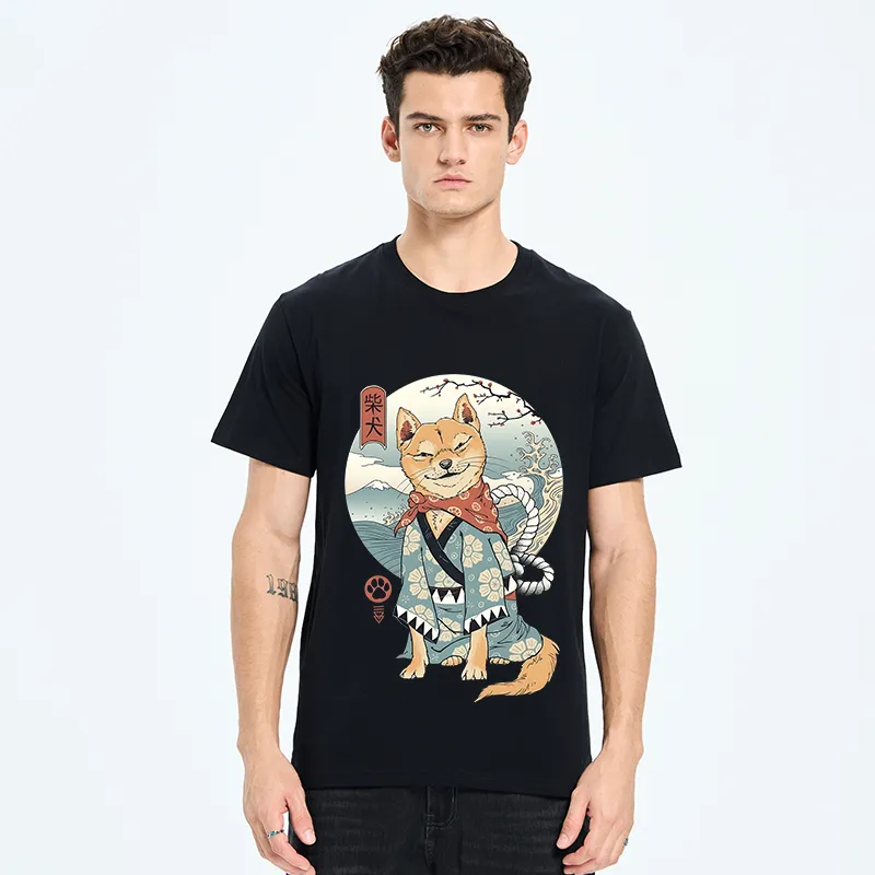 Tokyo-Tiger Samurai Shiba Dog Japanese Classic T-Shirt