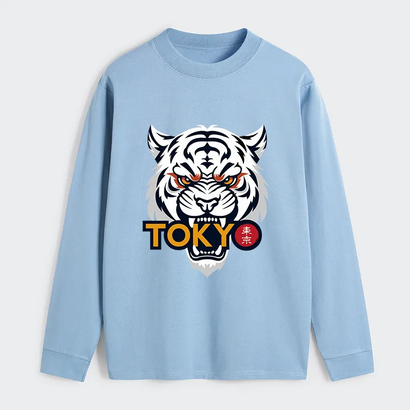 Tokyo-Tiger Logo Classic Long Sleeve T-Shirt
