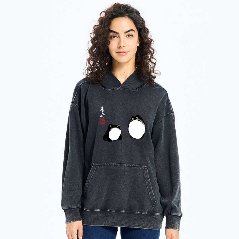Tokyo-Tiger Matsumoto Hoji Frogs Japan Washed Hoodie
