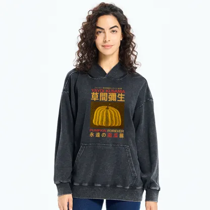 Tokyo-Tiger Forever Pumpkin Exhibition Japanese Washed Hoodie