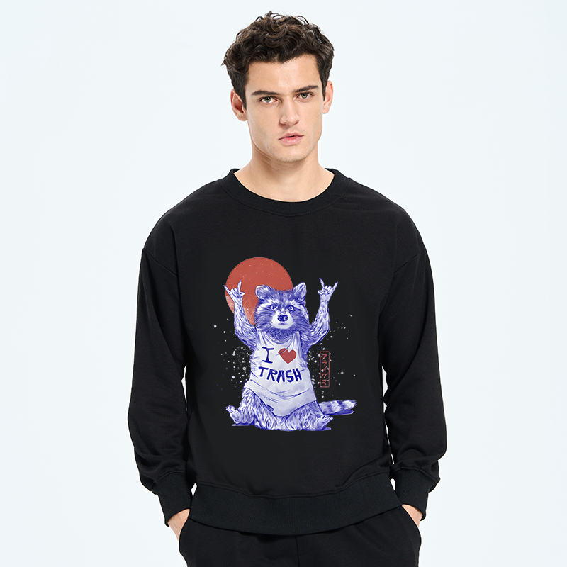 Tokyo-Tiger I love Trash Sweatshirt