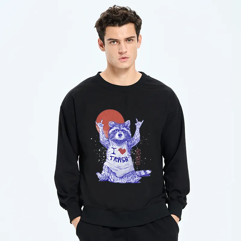 Tokyo-Tiger I love Trash Sweatshirt