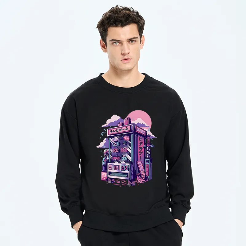 Tokyo-Tiger Japanese Vending Machines Sweatshirt
