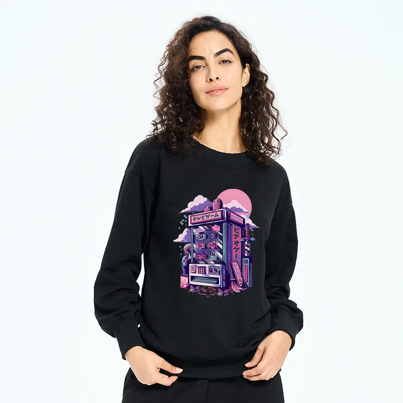 Tokyo-Tiger Japanese Vending Machines Sweatshirt