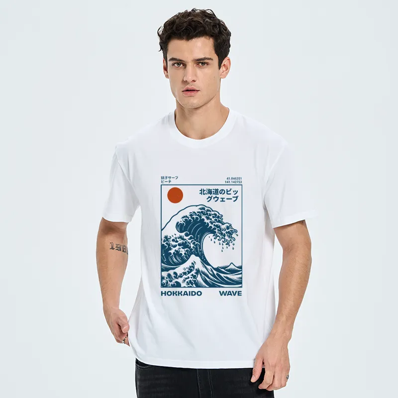Tokyo-Tiger Hokkaido Wave Japan Classic T-Shirt