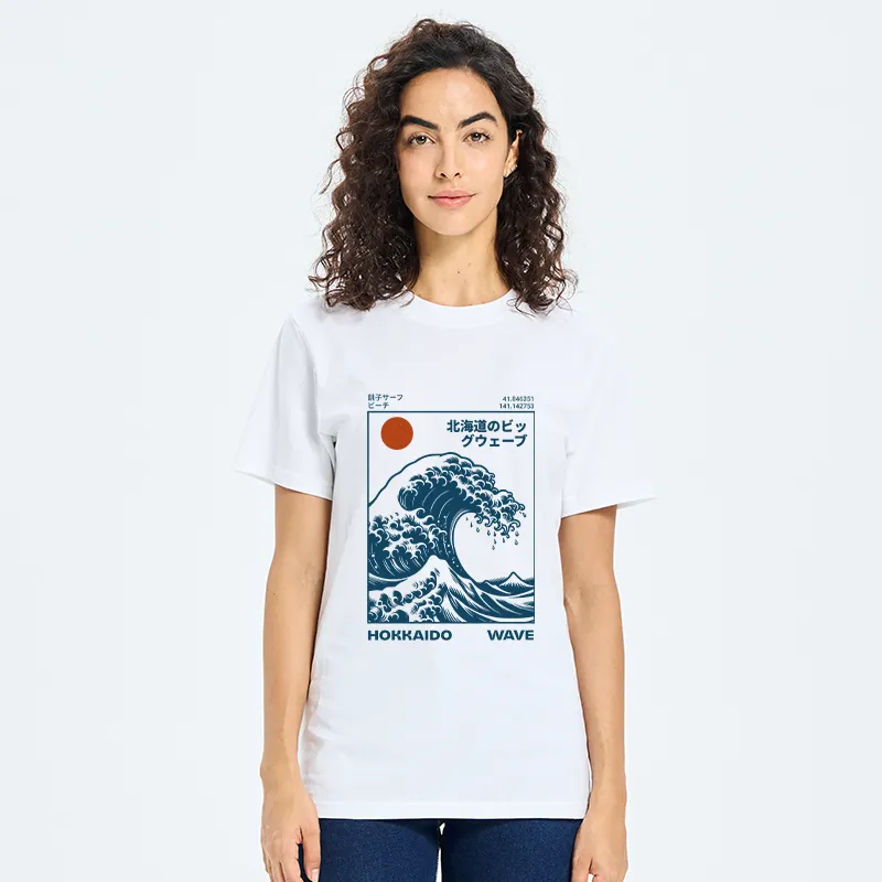 Tokyo-Tiger Hokkaido Wave Japan Classic T-Shirt