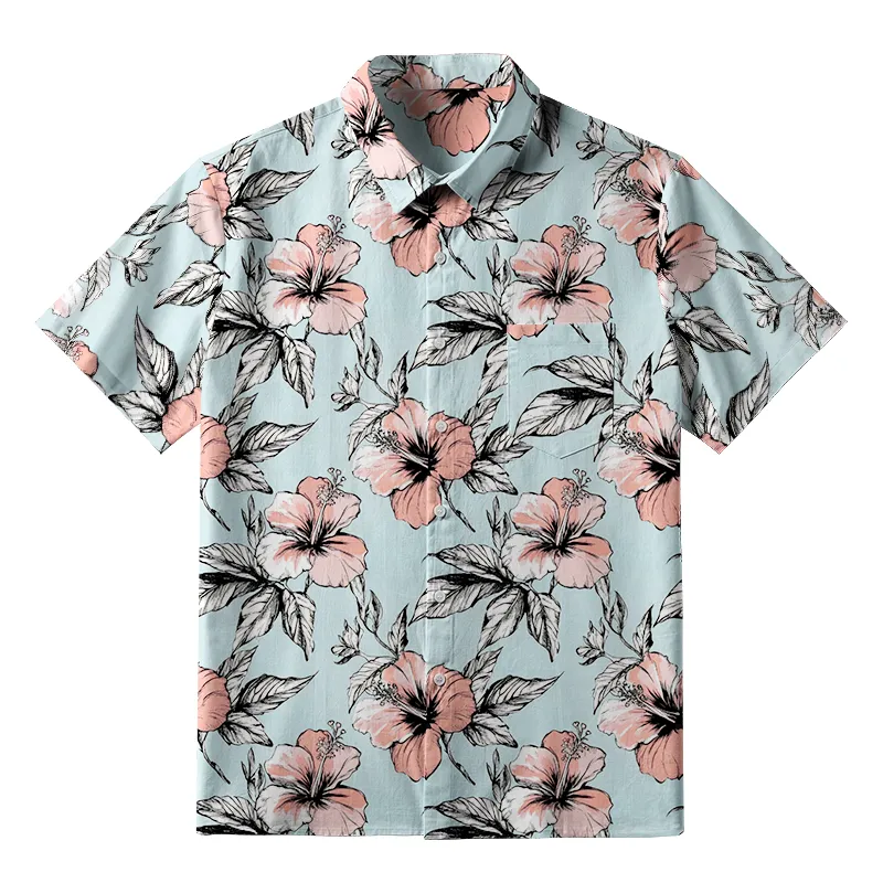 Tokyo-Tiger Floral Delight Button-up Shirt