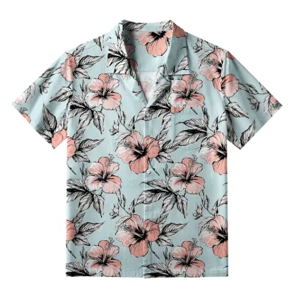 Tokyo-Tiger Floral Delight Aloha Hawaiian Shirt