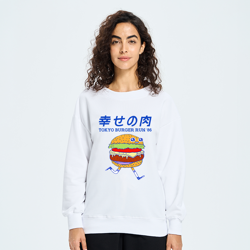 Tokyo-Tiger Tokyo Burger Run Japanese Sweatshirt