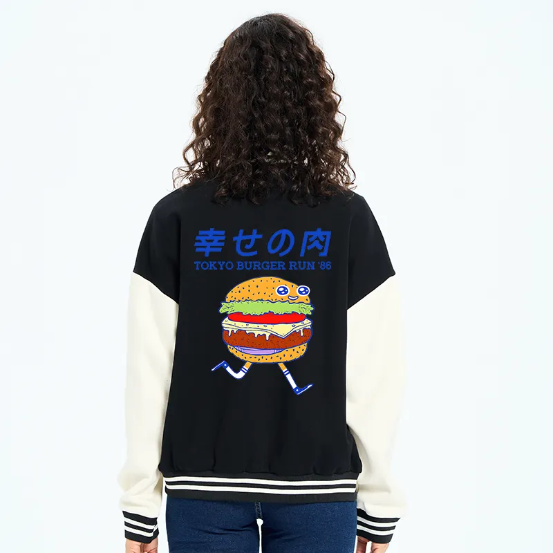 Tokyo-Tiger Tokyo Burger Run Japanese Embroidery Varsity Jacket