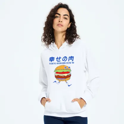 Tokyo-Tiger Tokyo Burger Run Japanese Classic Hoodie