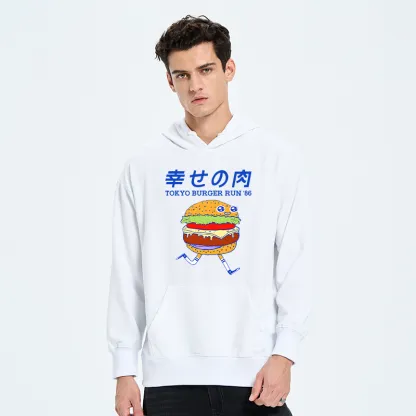 Tokyo-Tiger Tokyo Burger Run Japanese Classic Hoodie