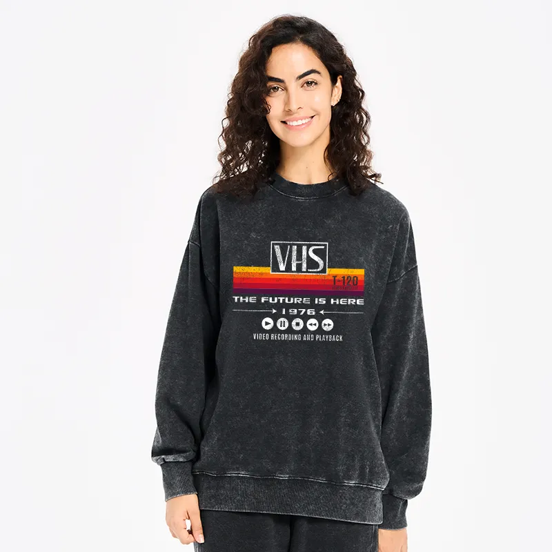 Tokyo-Tiger The Future Is Here Japanese Washed Sweatshirt