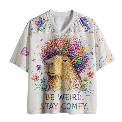 Tokyo-Tiger Cute Capybaras Mesh Jersey