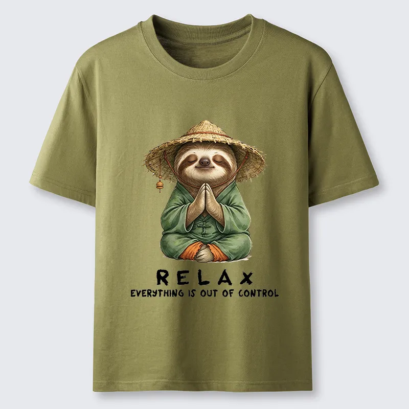 Tokyo-Tiger Zen Relax Sloth Graphic Classic T-Shirt