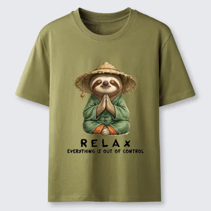Tokyo-Tiger Zen Relax Sloth Graphic Classic T-Shirt