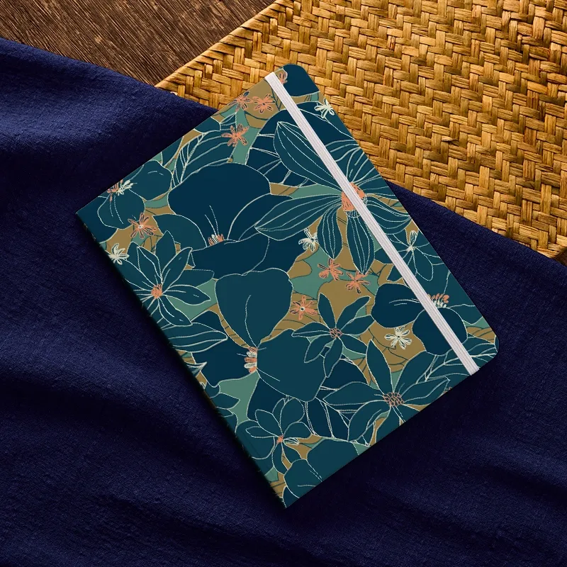 Tokyo-Tiger Blooming Flowers Notebook