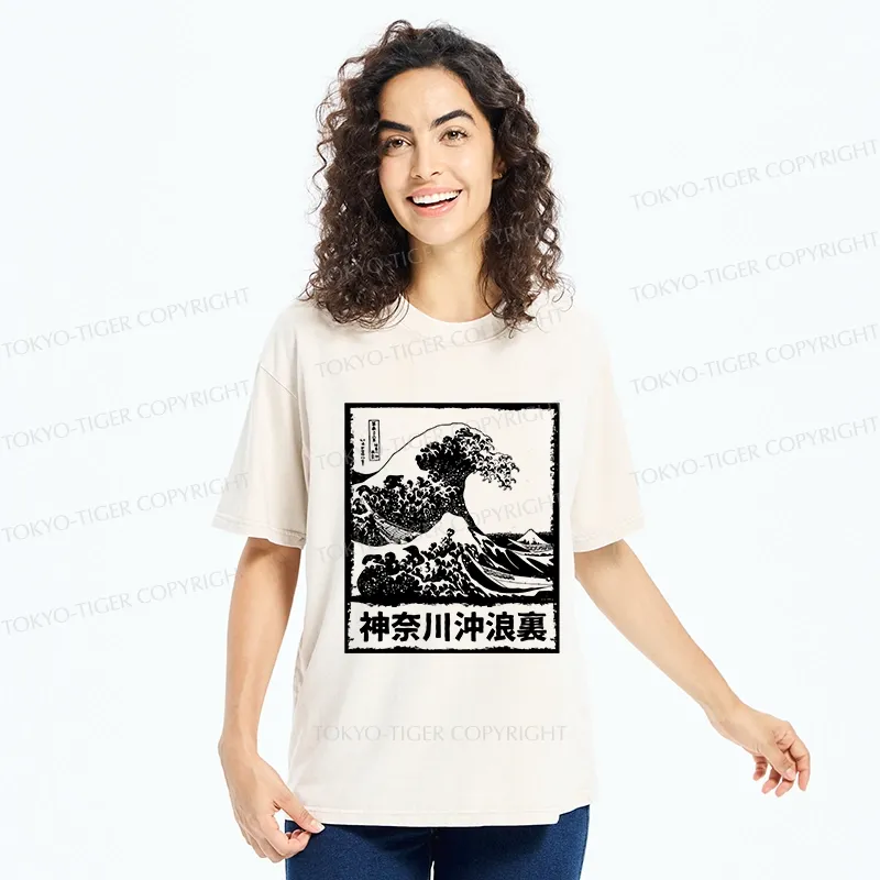 Tokyo-Tiger Legendary Wave Washed T-Shirt