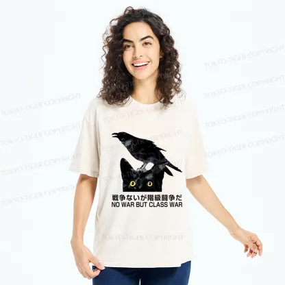 Tokyo-Tiger No War But Class War Washed T-Shirt