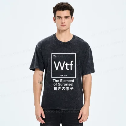 Tokyo-Tiger The Element Of Surprise Japan Washed T-Shirt
