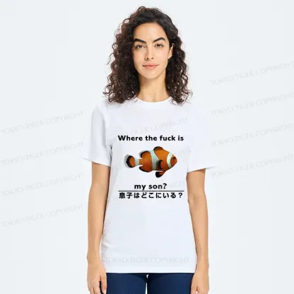 Tokyo-Tiger Fish Looking For Son Classic T-Shirt