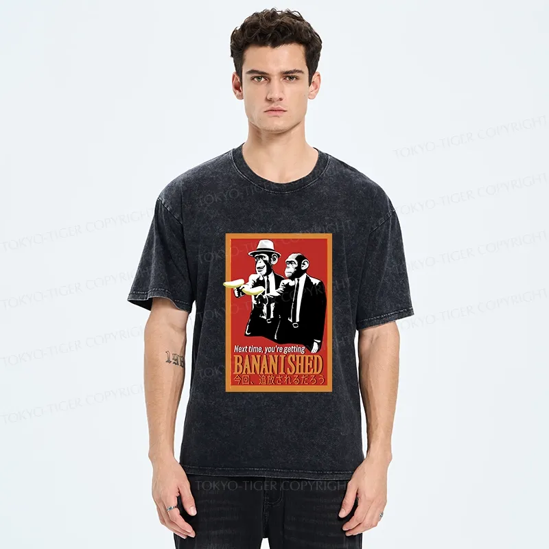 Tokyo-Tiger This Time I Will Chase You Washed T-Shirt