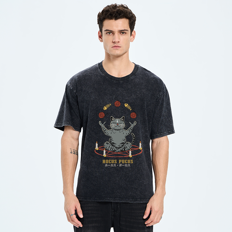 Tokyo-Tiger Hocus Pocus Washed T-Shirt