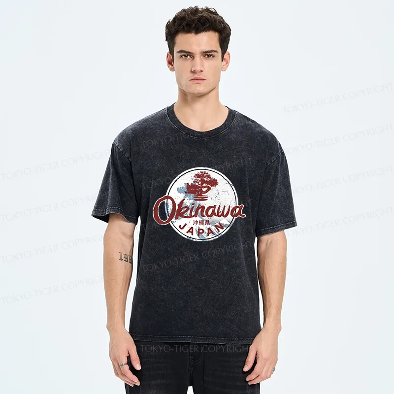 Tokyo-Tiger Vintage Japanese Okinawa Washed T-Shirt