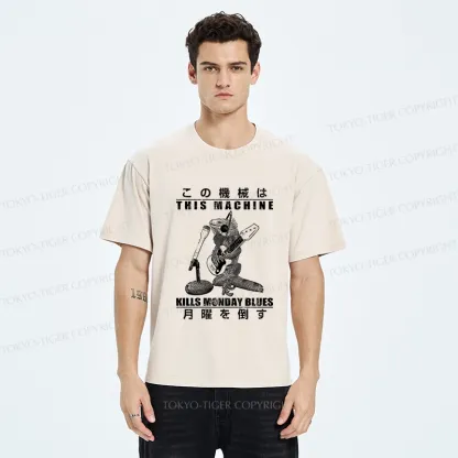 Tokyo-Tiger Beat The Monday Blues Washed T-Shirt