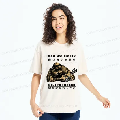 Tokyo-Tiger Can The Orangutans Fix It Washed T-Shirt