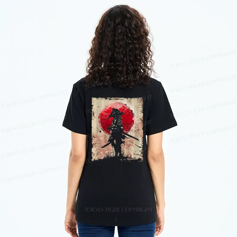 Tokyo-Tiger Samurai Front Back Classic T-Shirt