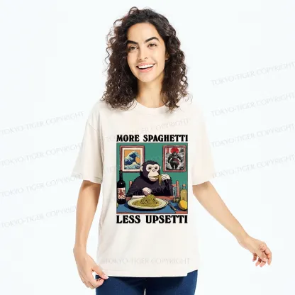 Tokyo-Tiger More Spaghetti Less Upset Bigfoot Washed T-Shirt