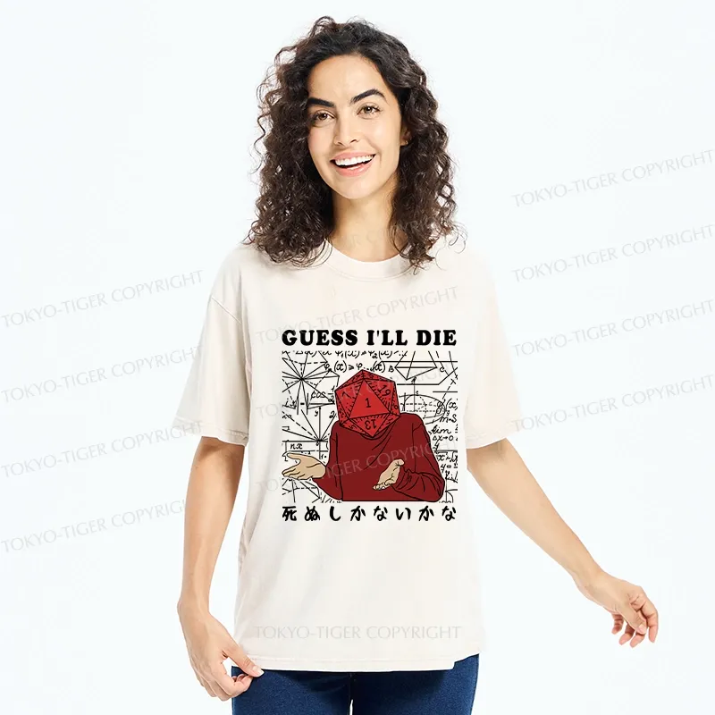 Tokyo-Tiger I Think I Might Die Washed T-Shirt