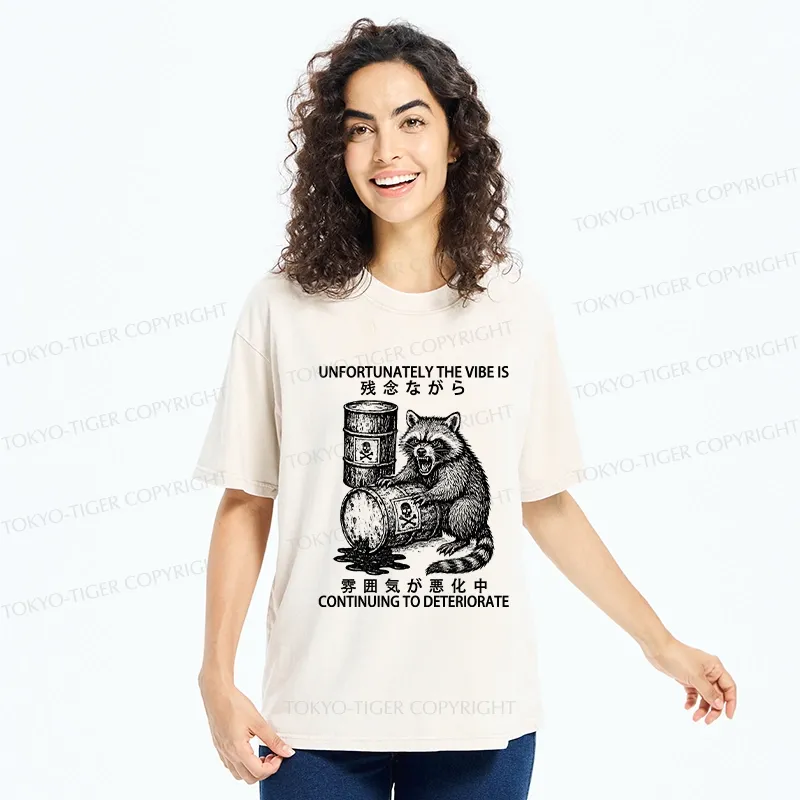 Tokyo-Tiger The Vibe Is Continuing To Deteriorate Japan Washed T-Shirt