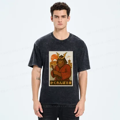 Tokyo-Tiger Hide And Seek Champion Bigfoot Washed T-Shirt