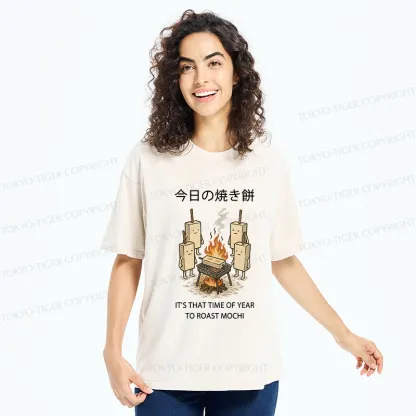 Tokyo-Tiger Today's Roast Mochi Washed T-Shirt