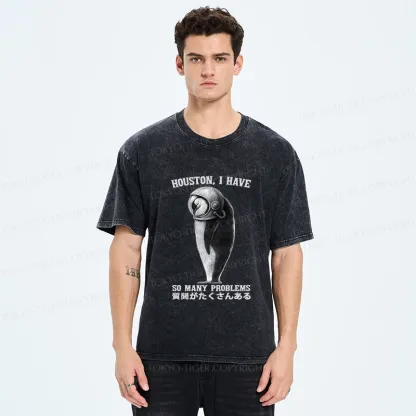 Tokyo-Tiger I Have So Many Problems Washed T-Shirt