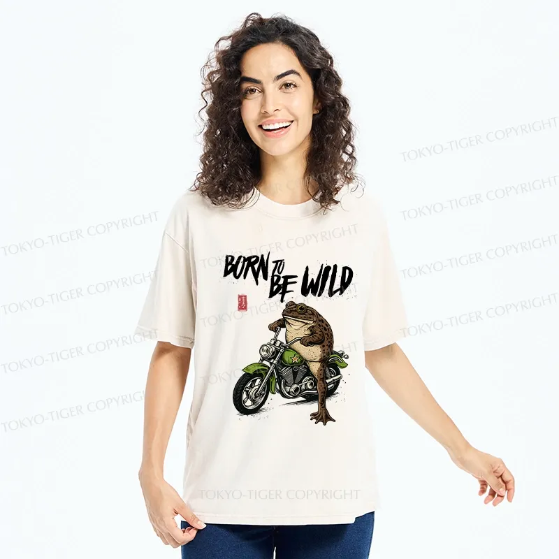 Tokyo-Tiger Born To Be Wild Washed T-Shirt