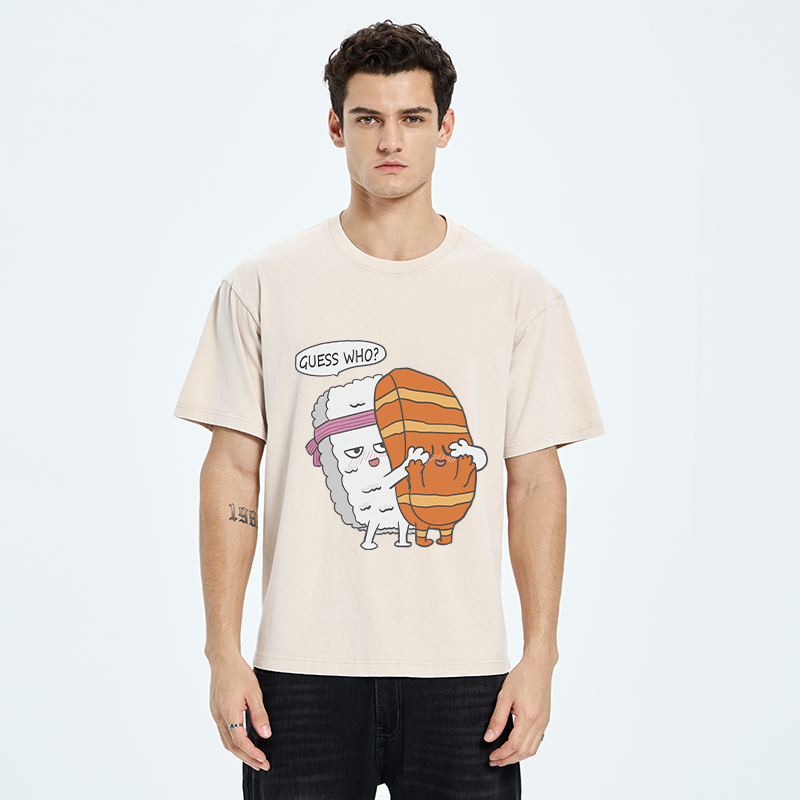 Tokyo-Tiger Guess Who I Am Washed T-Shirt