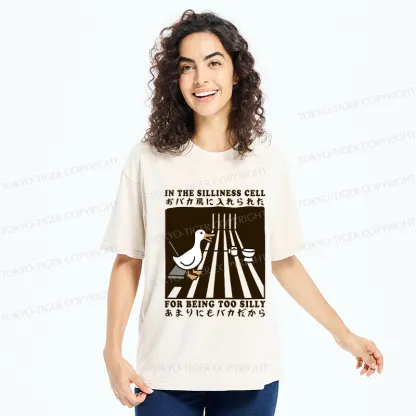 Tokyo-Tiger Silly Goose In The Silliness Cell Washed T-Shirt