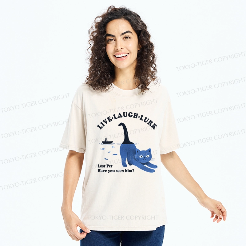 Tokyo-Tiger Have You Seen My Pet Washed T-Shirt