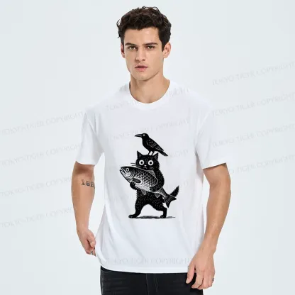 Tokyo-Tiger Black Animals Funny Classic T-Shirt