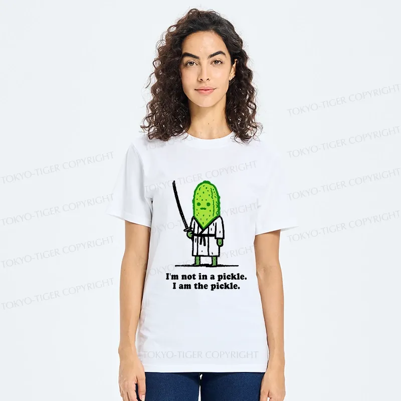 Tokyo-Tiger Funny Cucumber Samurai Classic T-Shirt