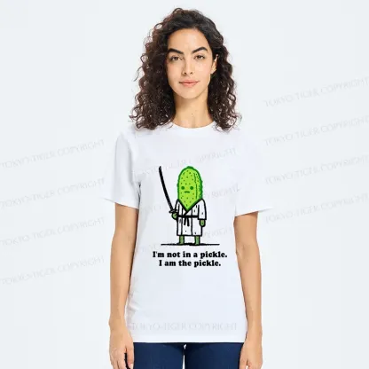Tokyo-Tiger Funny Cucumber Samurai Classic T-Shirt