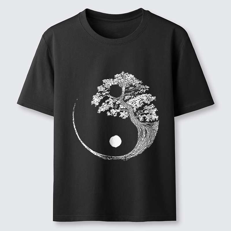Tokyo-Tiger Yin-Yang Tai Chi Tree Classic T-Shirt
