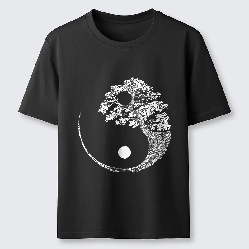 Tokyo-Tiger Yin-Yang Tai Chi Tree Classic T-Shirt