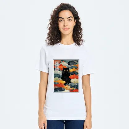 Tokyo-Tiger The Cat's Feast of Fish Classic T-Shirt
